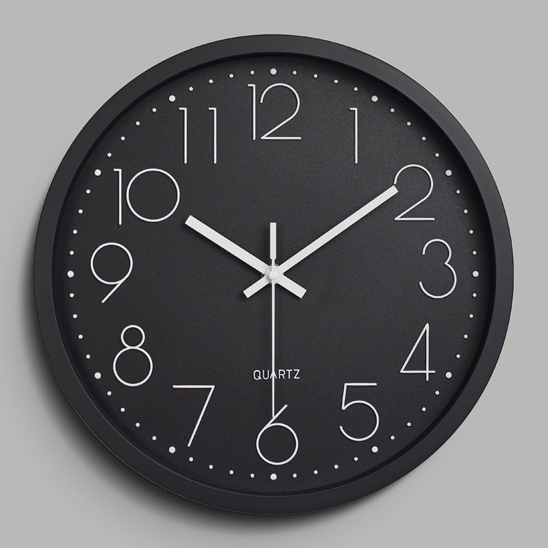 Avtoit | Simple Design 3D Silent Classroom Wall Clock 30 cm