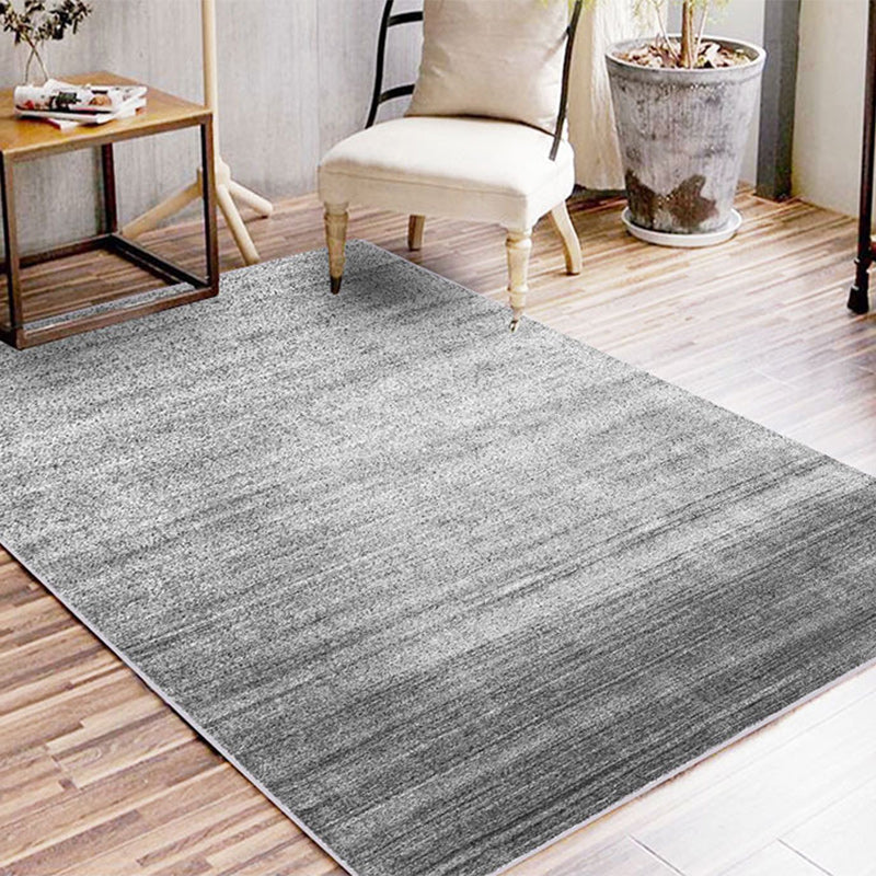 Avtoit | Casual Ombre Carpet Green and Blue Synthetic Carpet Machine Washable Non-Slip Rug for Bedroom