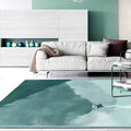 Avtoit | Large Bedroom Rug Modern Geography Mountain House Pattern Rug Polyester Anti-Slip Back Rug