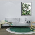 Avtoit | Green Areca Trees Wall Decoration Print Texture Tropical Living Indoor Packaging Canvas
