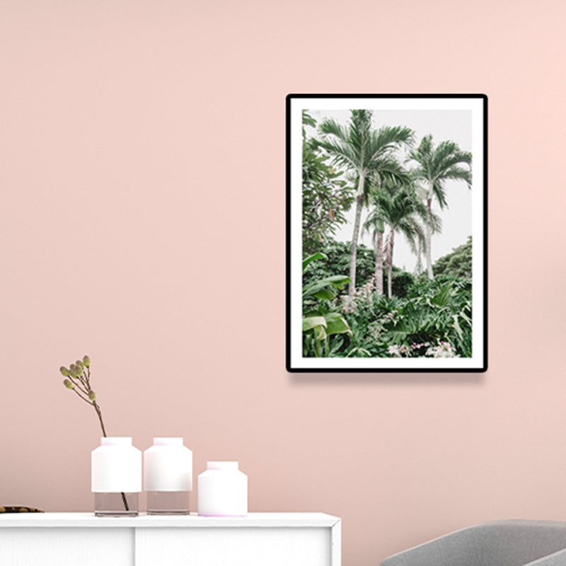 Avtoit | Green Areca Trees Wall Decoration Print Texture Tropical Living Indoor Packaging Canvas