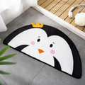 Avtoit | Shaded Children's Irregular Carpet in Orange and Pink Animal Tiger Fox Pattern Carpet Polyester Non-Slip Carpet for Children's Room