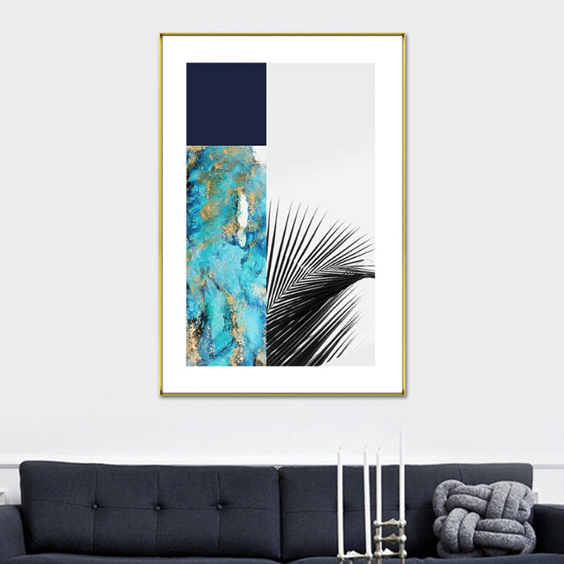 Avtoit | Multicolored abstract canvas print tropical textured wall art for home