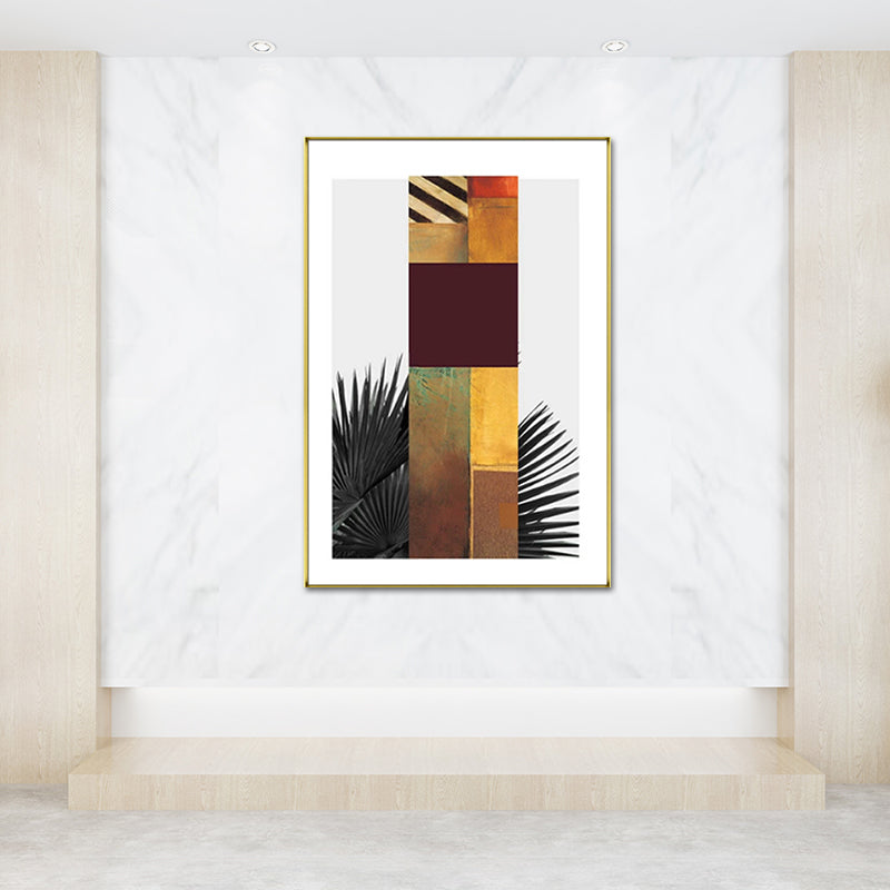 Avtoit | Multicolored abstract canvas print tropical textured wall art for home