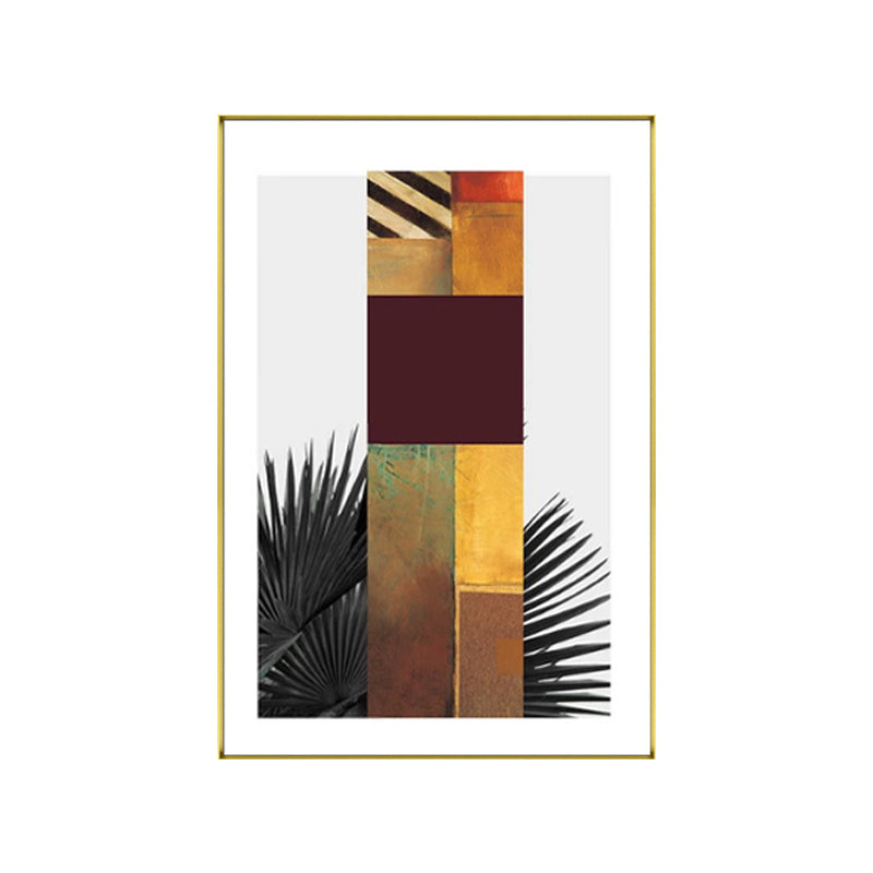 Avtoit | Multicolored abstract canvas print tropical textured wall art for home