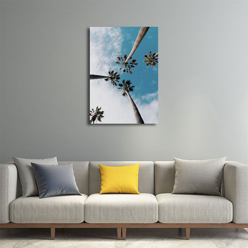 Avtoit | Textured Landscape Art Print Tropical Canvas Wall Decoration for Living Room