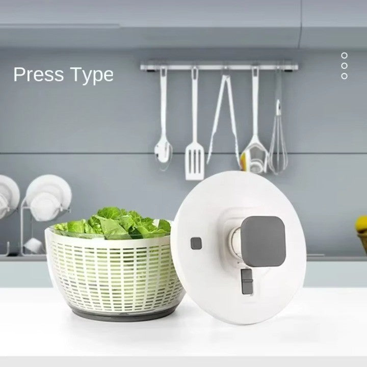 Avtoit | Compact One-Hand Spin Salad Spinner Dryer Bowl