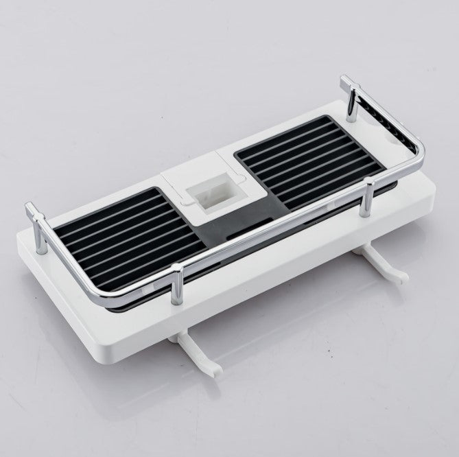 Avtoit | Bathroom Shelf Caddy for Shower Rod, No Drilling Pole Shower Storage Shelf Holder