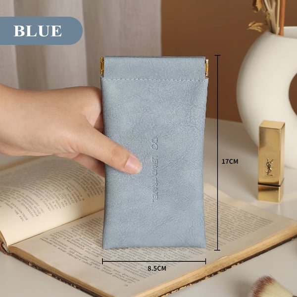 Avtoit | Leather organizer bag with snap closure