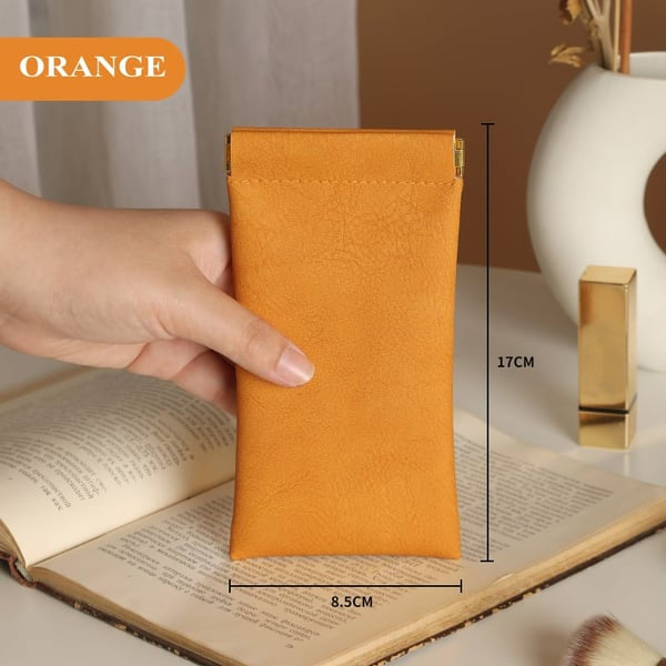 Avtoit | Leather organizer bag with snap closure