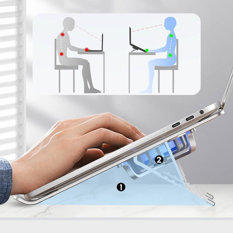 Avtoit | Laptop Heightened Holder with Cooling Fan