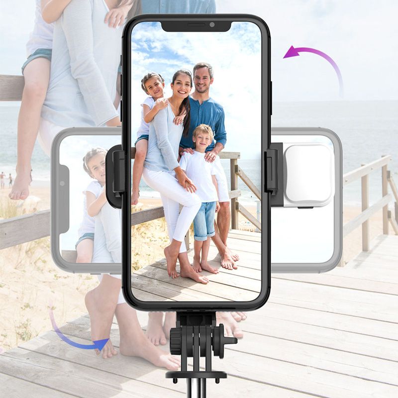 Avtoit | Bluetooth Selfie Stick Tripod with Telephone Stand and Beauty Fill-in Lighting