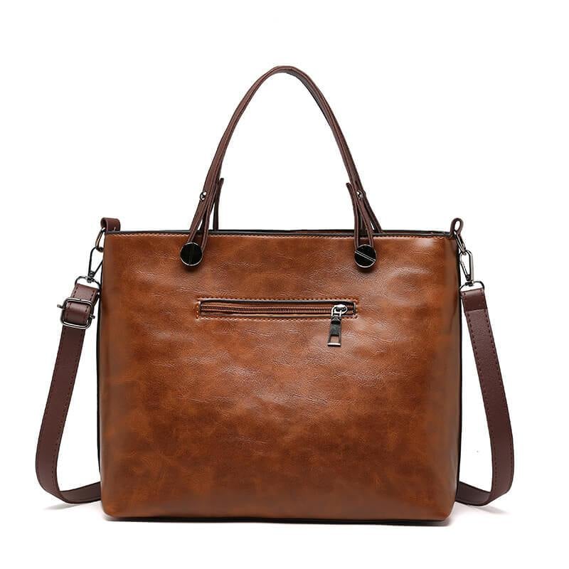 Avtoit | Vintage Leather Autumn Shoulder Bag for Women – Stylish PU Crossbody Tote