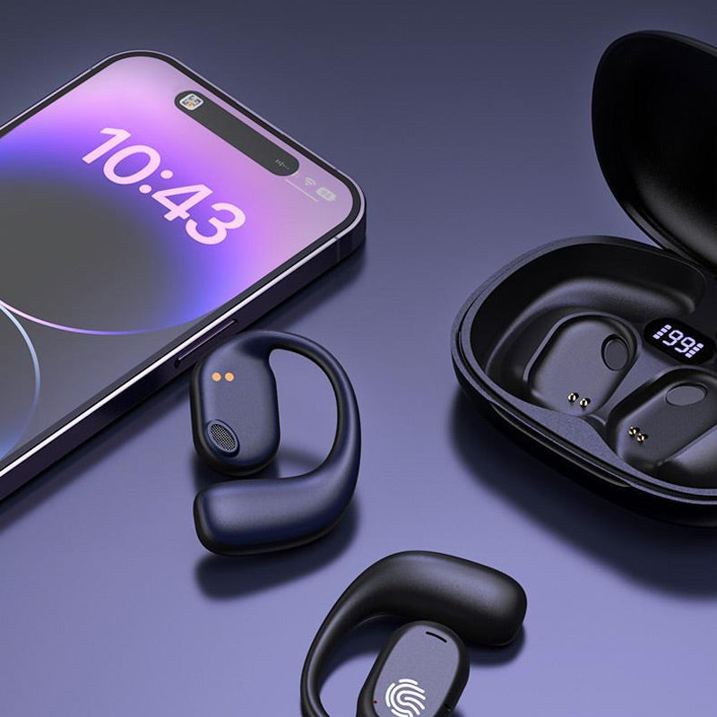 Avtoit | Bluetooth headphones with bone conduction and real ear hook