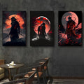 Avtoit | BlossomBlade - Samurai Canvas Art with Cherry Blossoms