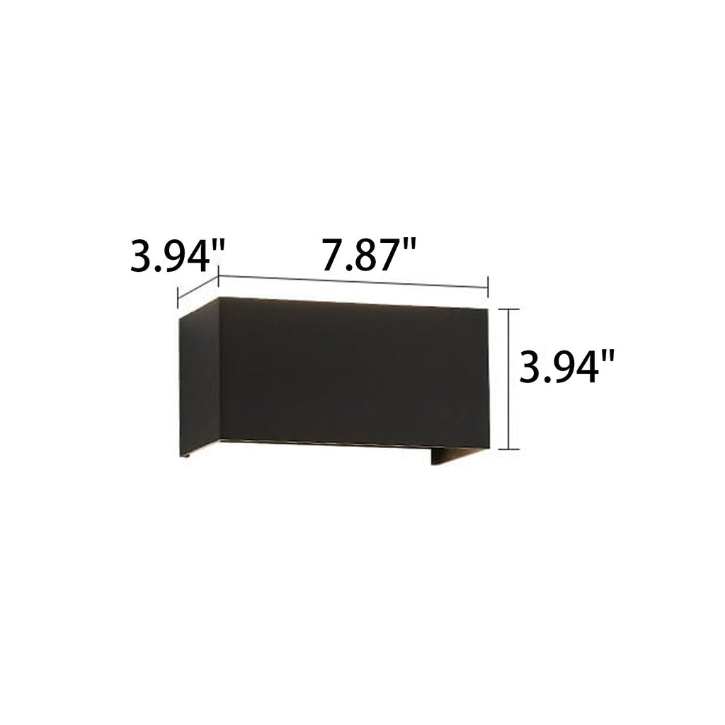 Avtoit | Modern waterproof rectangular LED wall light for outdoor use with up and down lighting