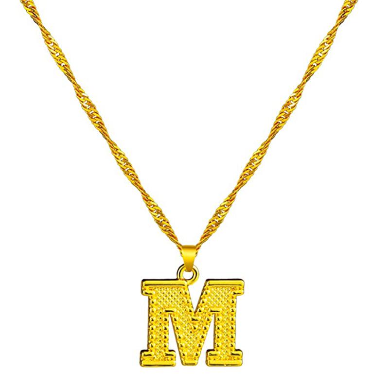 Avtoit | 18K gold-plated initial letter necklace