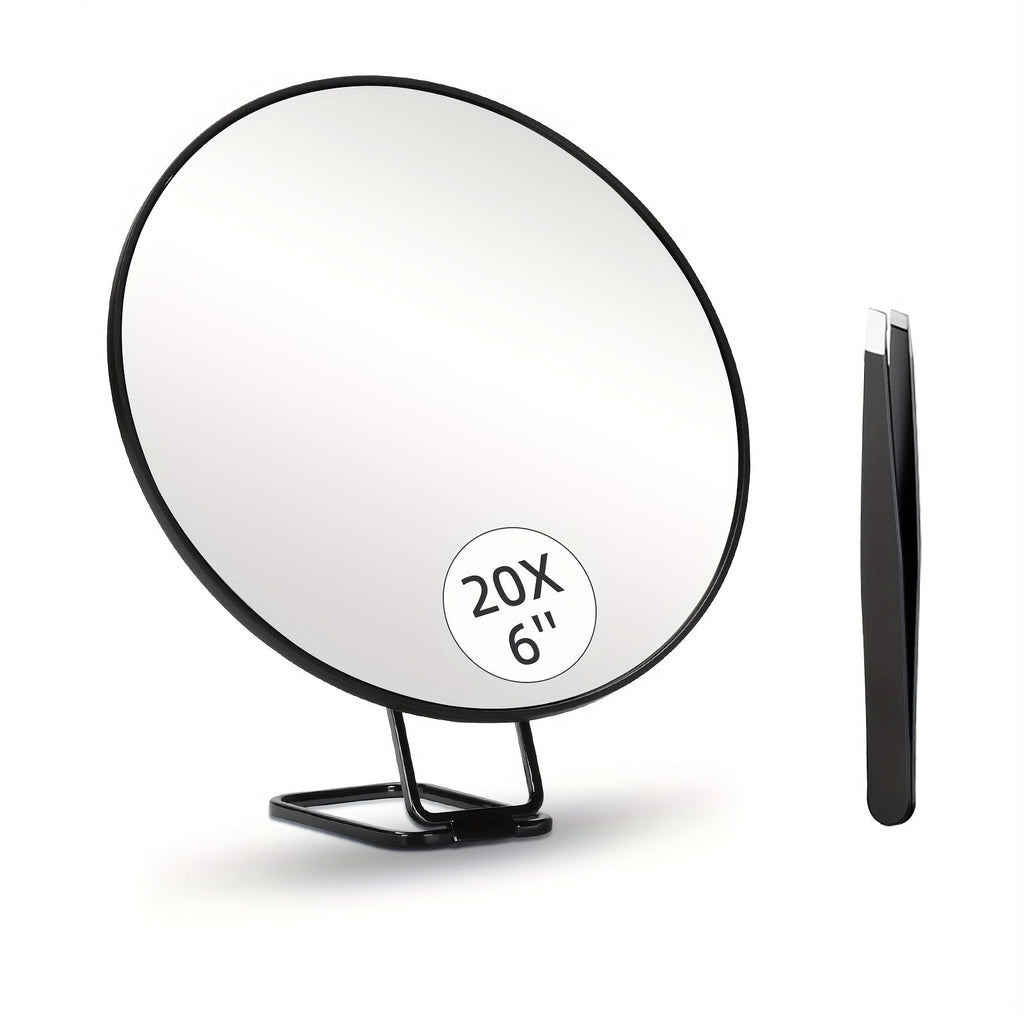 Avtoit | Magnifying Makeup Mirror - 20X/10X Magnification, Suction Cup, Portable