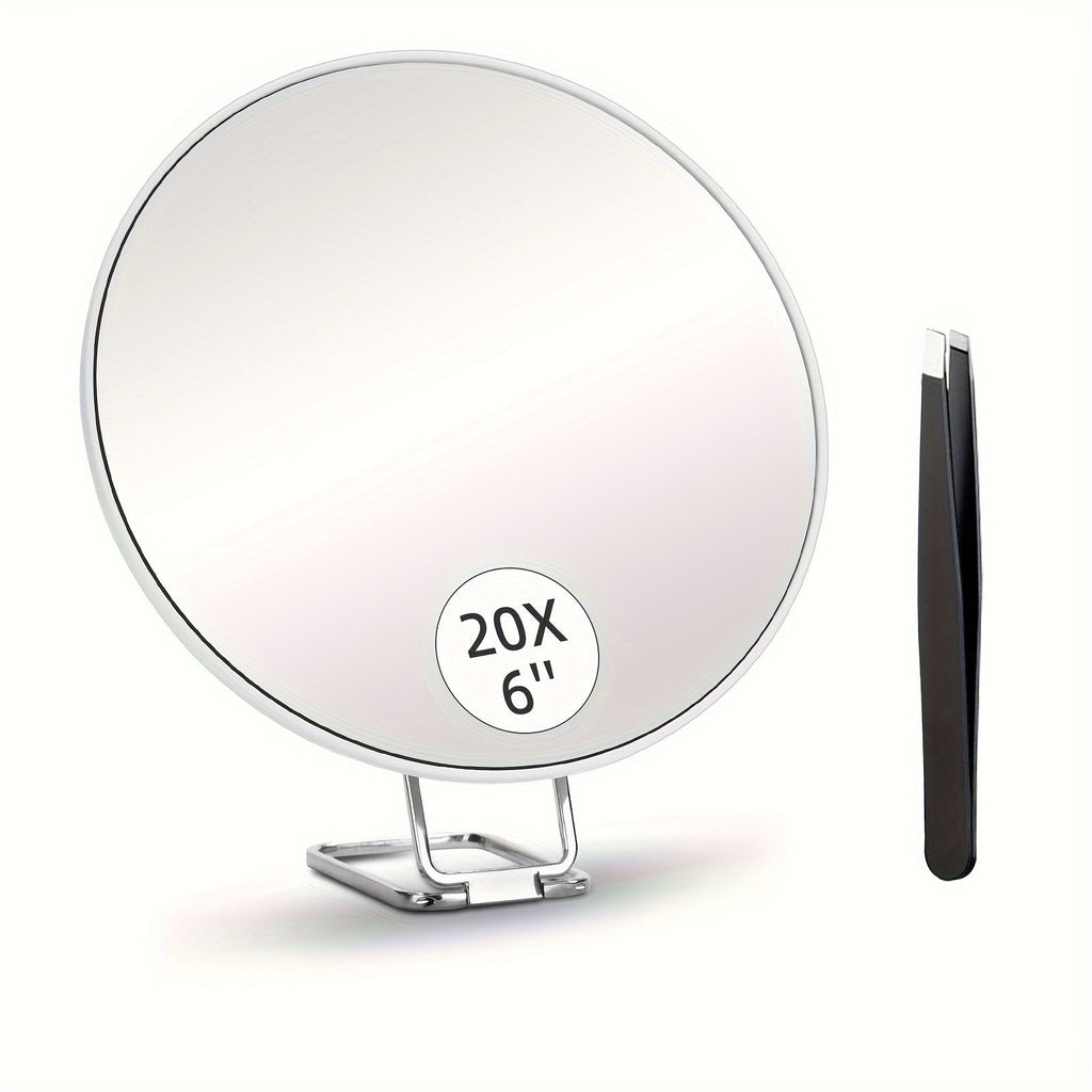 Avtoit | Magnifying Makeup Mirror - 20X/10X Magnification, Suction Cup, Portable