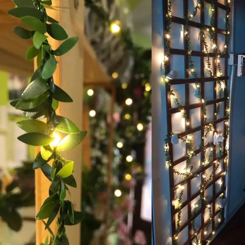 Avtoit | LED string lights with ivy vines – Decorative string lights for indoor and outdoor use