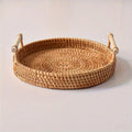 Avtoit | EcoRiva - Woven Rattan Serving Tray