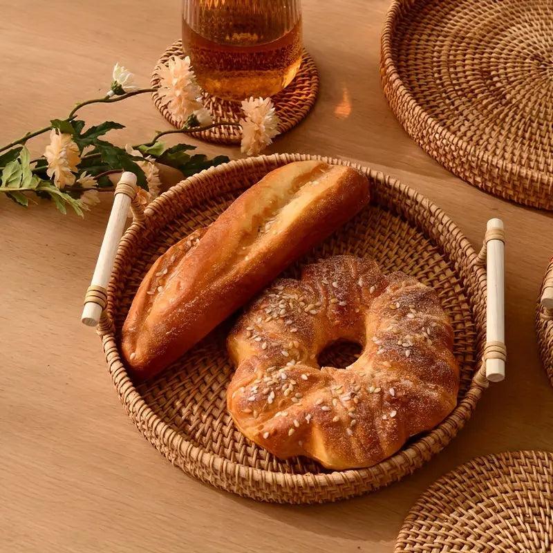 Avtoit | EcoRiva - Woven Rattan Serving Tray