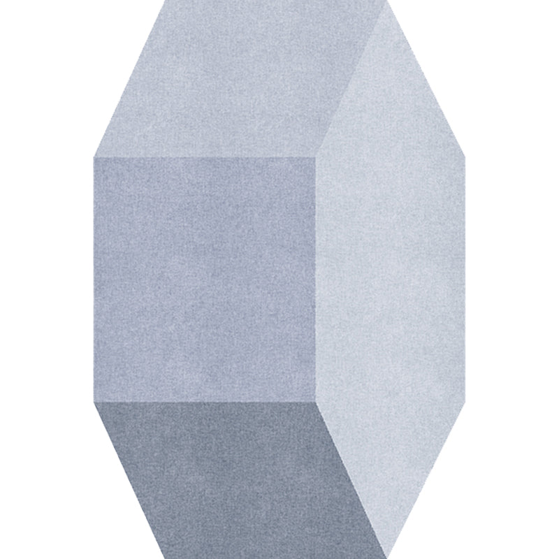 Avtoit | Gray irregular bedroom carpet novelty color block geometry pattern carpet polyester non-slip backing carpet