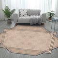 Avtoit | Brown Bedroom Carpet New Single-Colored Area Rug Polyester Pet-Friendly Non-Slip Rug