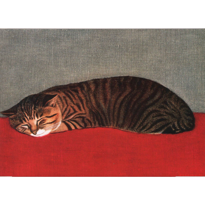 Avtoit | Novelty Cat Pattern Carpet Red and Black Polyester Washable Pet-Friendly Area Rug for Decoration