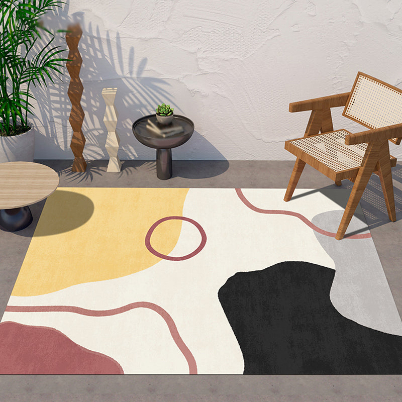 Avtoit | Simple Norwegian Carpet Multifunctional Abstract Carpet Washable Pet-Friendly Area Rug for Living Room