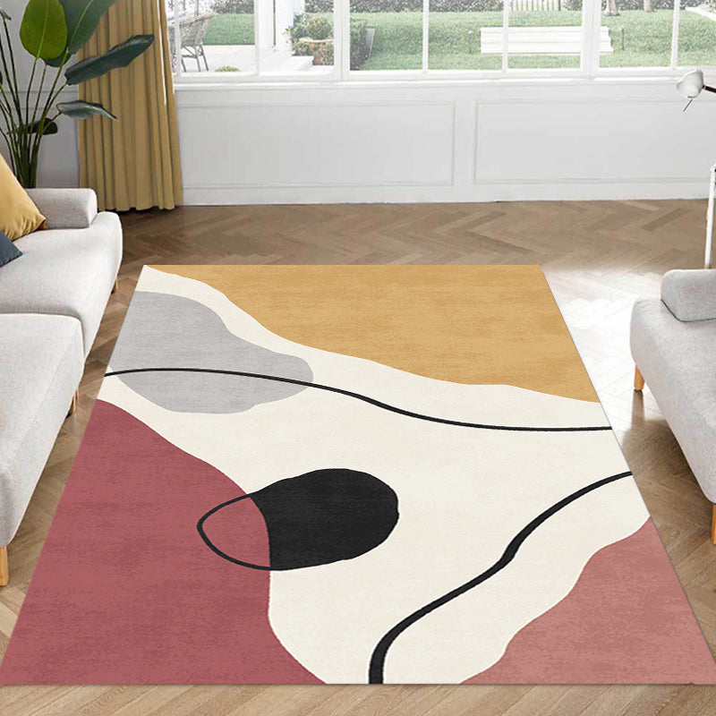 Avtoit | Simple Norwegian Carpet Multifunctional Abstract Carpet Washable Pet-Friendly Area Rug for Living Room