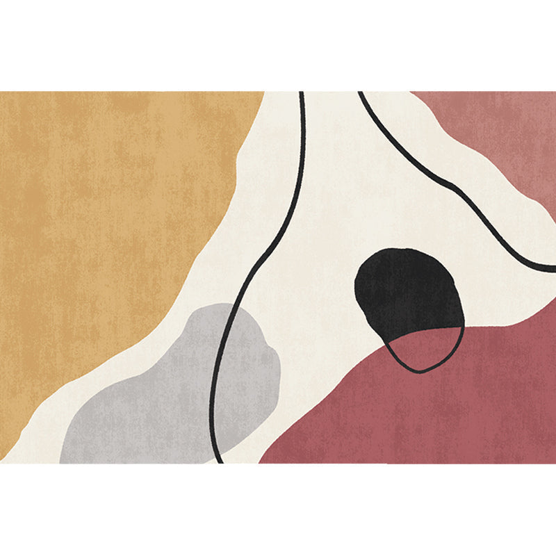 Avtoit | Simple Norwegian Carpet Multifunctional Abstract Carpet Washable Pet-Friendly Area Rug for Living Room