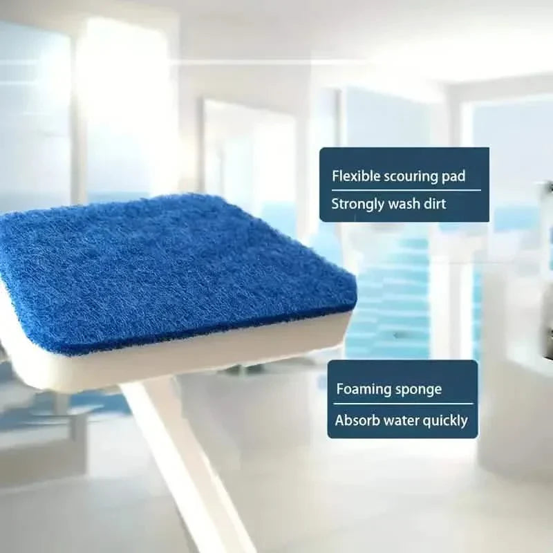 Avtoit | 7-piece set: Removable cleaning brush with 7 sponges for bathtub, tiles, floor & windows