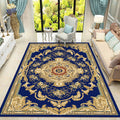Avtoit | Retro medallion pattern carpet multicolored carpet synthetic washable pet-friendly non-slip carpet for living room