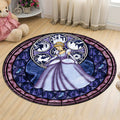 Avtoit | Unique Cartoon Character Pattern Rug Multicolor Kids Rug Polyester Animal Friendly Washable Area Rug for Kids Room