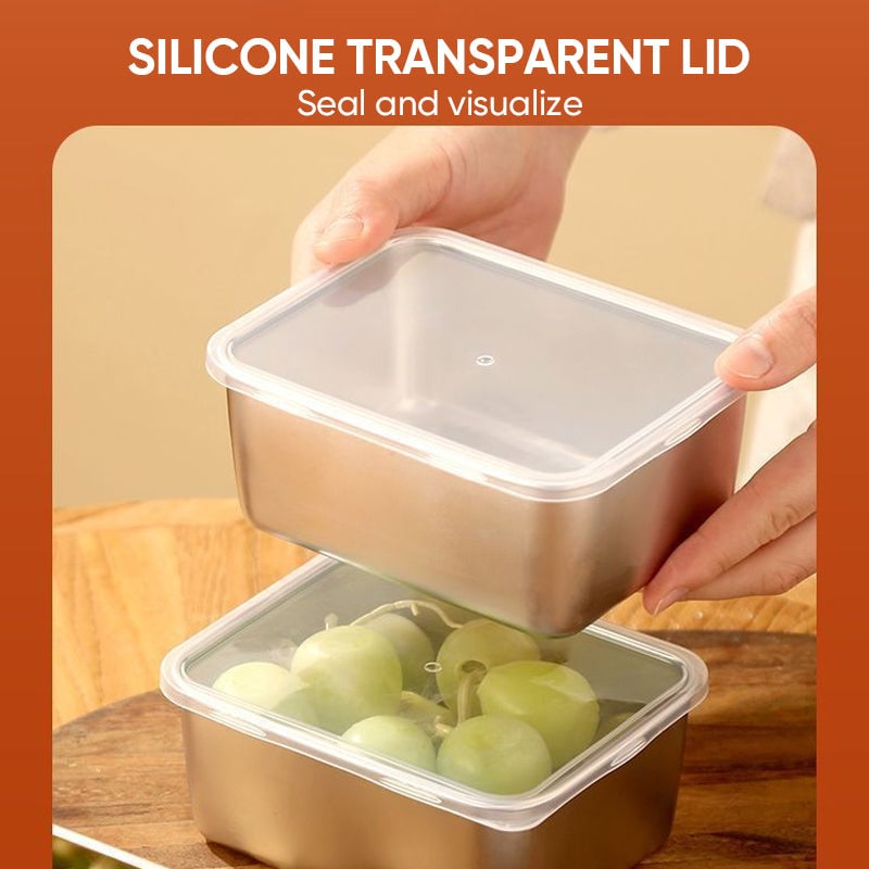 Avtoit | Stainless Steel Food Storage Container with Lid, Lunch, Snack Storage Box