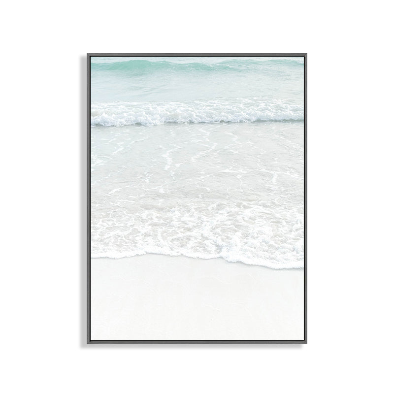 Avtoit | Beige Sea-water Wall Decoration Tropical Style Texture Canvas Print for Dining Room