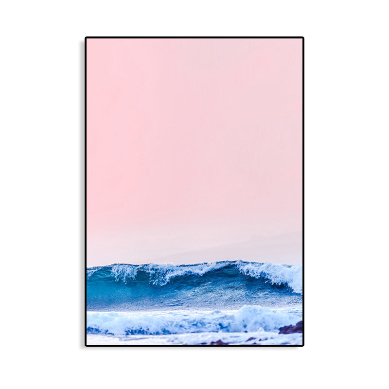 Avtoit | Tropical Air and Sea Canvas pastel-colored texture painting for playroom, multiple sizes