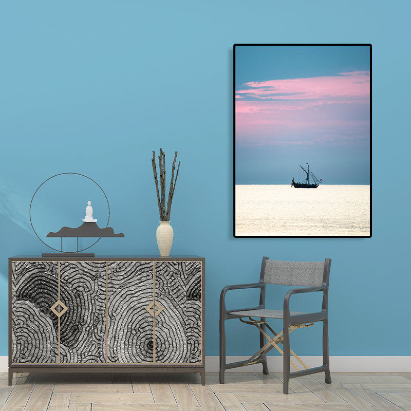 Avtoit | Tropical Air and Sea Canvas pastel-colored texture painting for playroom, multiple sizes