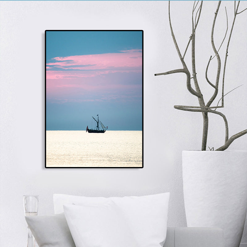 Avtoit | Tropical Air and Sea Canvas pastel-colored texture painting for playroom, multiple sizes