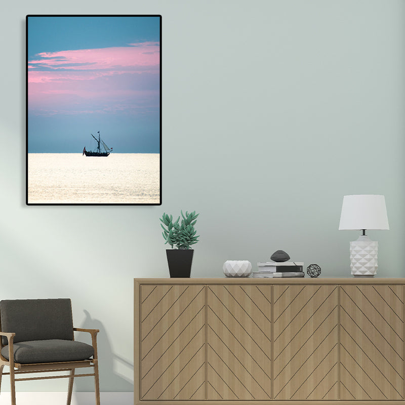 Avtoit | Tropical Air and Sea Canvas pastel-colored texture painting for playroom, multiple sizes