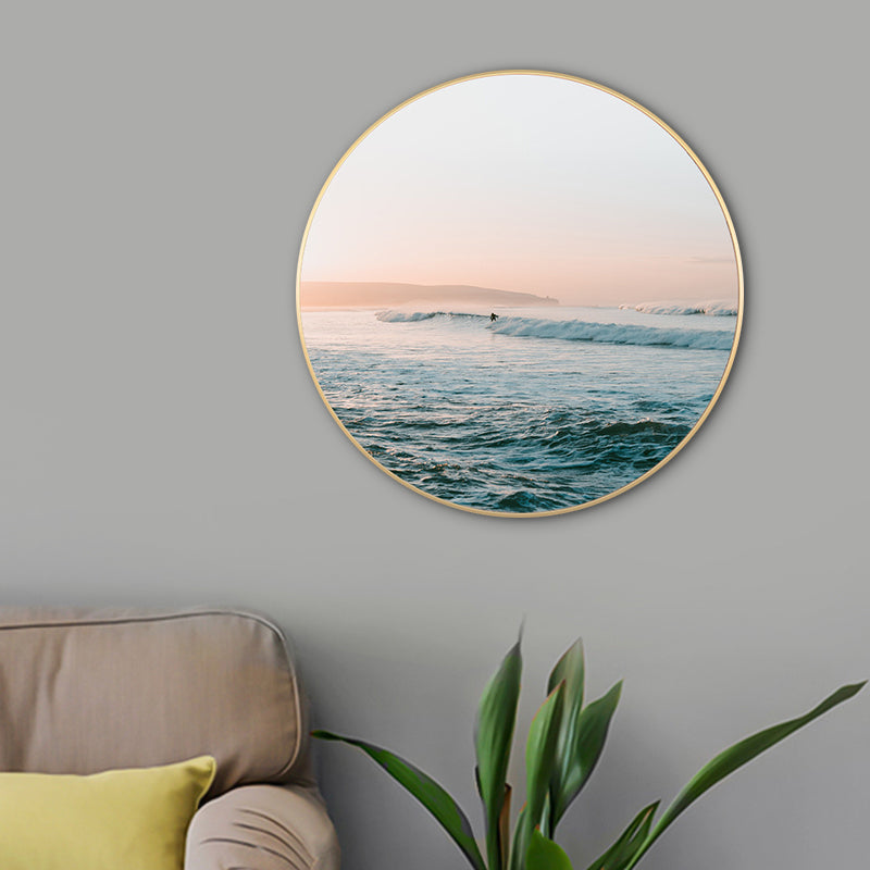 Avtoit | Sea Golf View Canvas Print Blue Tropical Style Painting for Living Room, Multiple Sizes