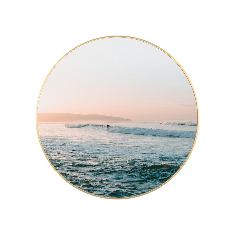 Avtoit | Sea Golf View Canvas Print Blue Tropical Style Painting for Living Room, Multiple Sizes