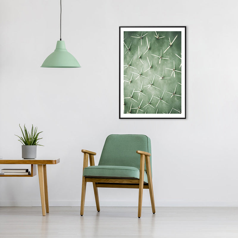 Avtoit | Cactus Signs Soft Color Canvas Wall Art Print Texture, Multiple Size Options