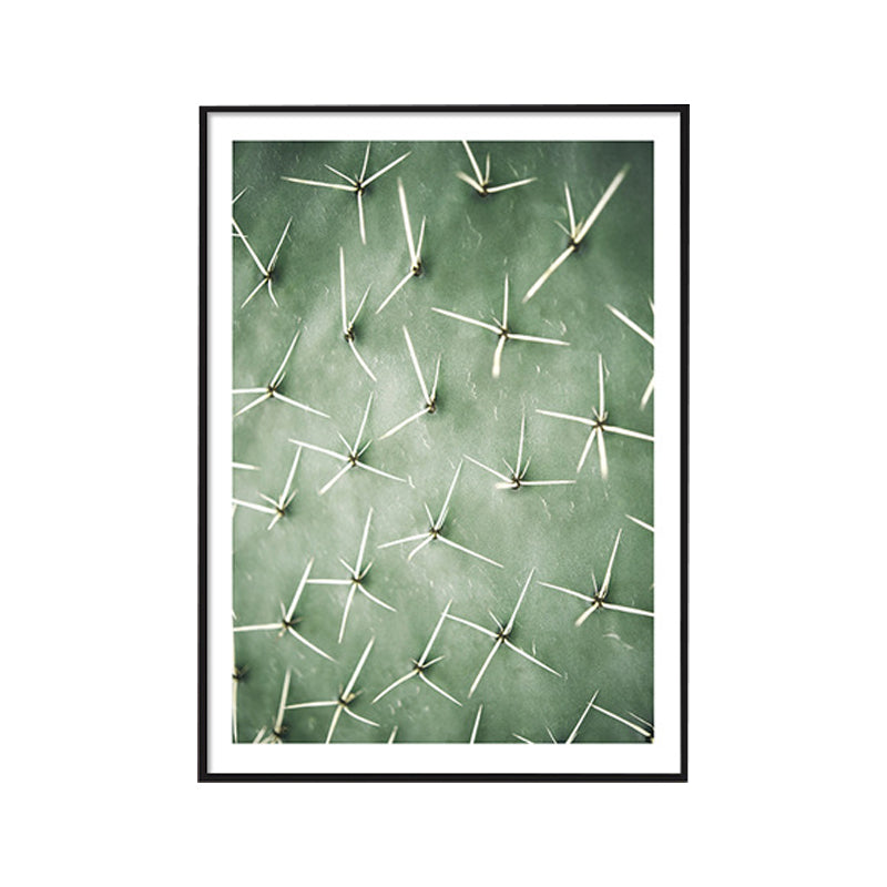 Avtoit | Cactus Signs Soft Color Canvas Wall Art Print Texture, Multiple Size Options