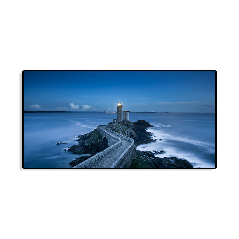 Avtoit | Light Color Sea View Painting Texture Wall Decoration Print for Guest Accommodations, Multiple Sizes