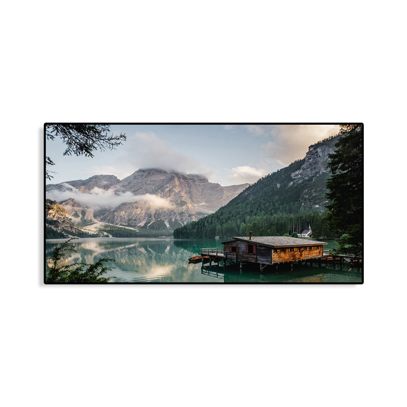 Avtoit | Light Color Sea View Painting Texture Wall Decoration Print for Guest Accommodations, Multiple Sizes