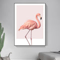 Avtoit | Pink Flamingo Canvas Art Woven Tropical Girls Bedroom Wall Decor, Multiple Sizes