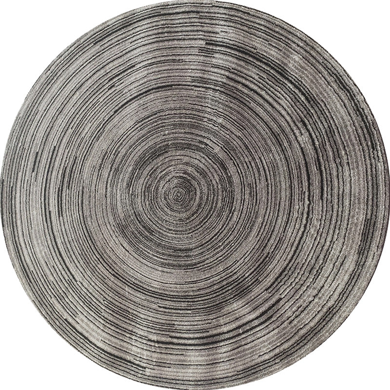 Avtoit | Creative Multicolor Modernist Rug Polyester Circle and Brush Stroke Pattern Rug Washable Pet Friendly Non-Slip Rug for the Living Room