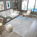 Avtoit | Funky Abstract Rug Gray Shabby Chic Rug Polyester Pet Friendly Non-Slip Mat Washable Rug for the Living Room